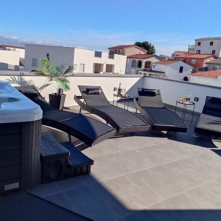 Luxurioeses Penthouse Welle Mit Whirlpool, Grill Und Meerblick Vir Luaran gambar