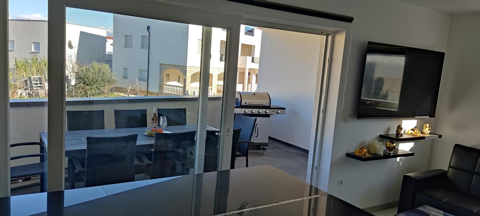 Luxurioeses Penthouse Welle Mit Whirlpool, Grill Und Meerblick Vir Luaran gambar